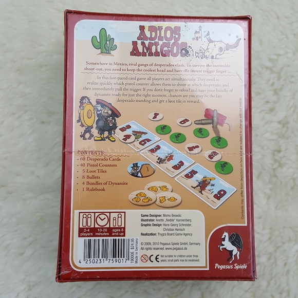 Adios Amigos Fast-Paced Card Game - Picture 4 of 8